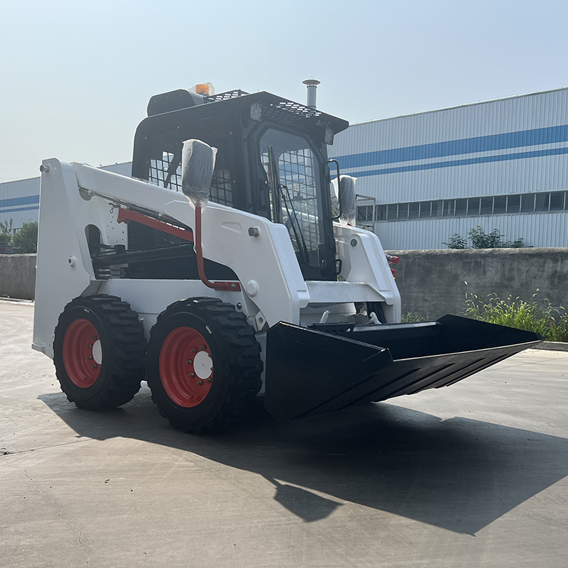 Cargadora compacta con ruedas