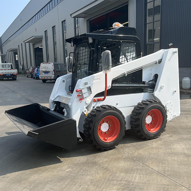 Cargadora compacta con ruedas