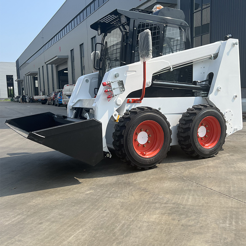 Cargadora compacta con ruedas