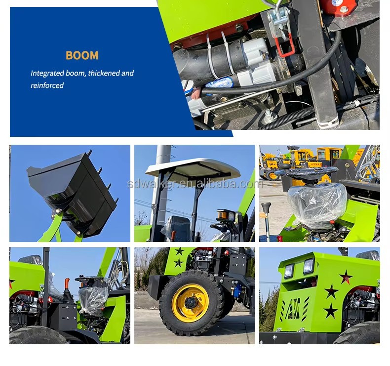 Cargadora de ruedas de 2 toneladas