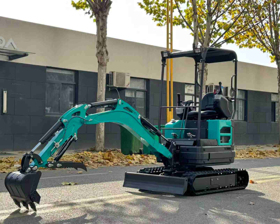 Excavadora de orugas de 1,8 toneladas