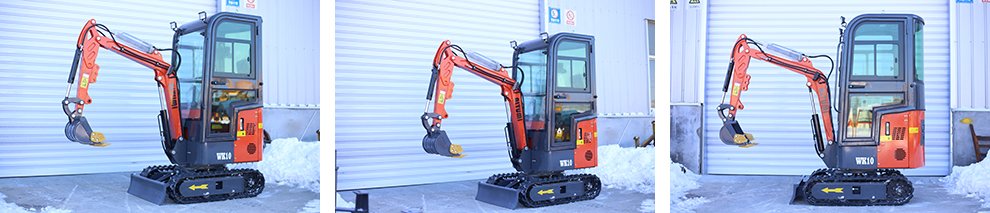 Miniexcavadora de 1 tonelada