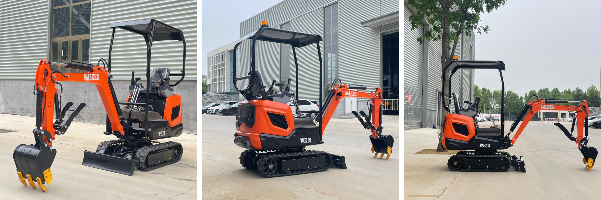 excavadora de 1,2 toneladas