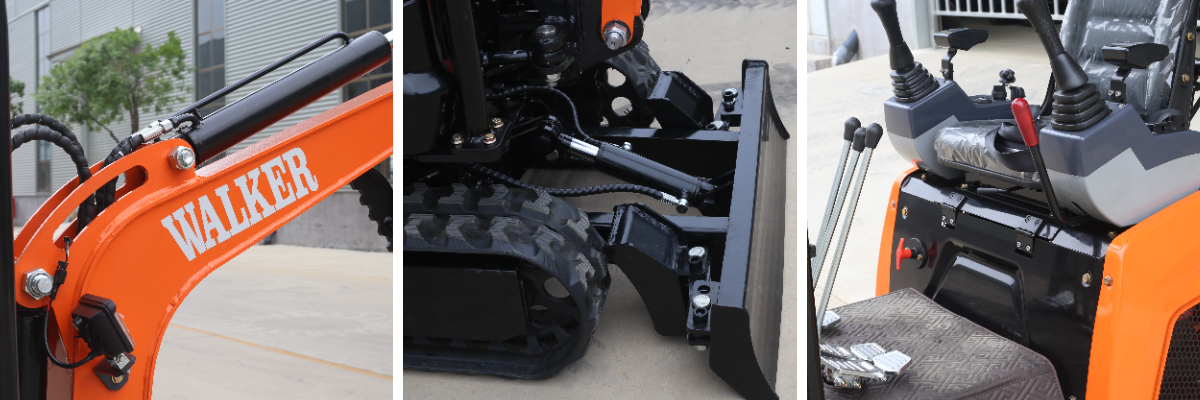 excavadora de 1,2 toneladas