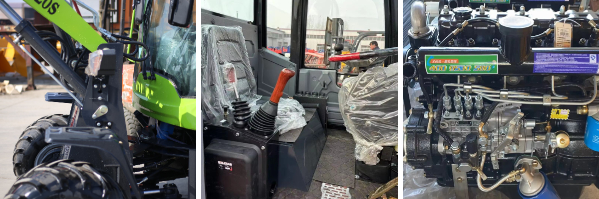 Cargadora de ruedas de 2,5 toneladas