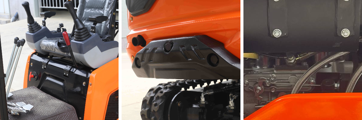 miniexcavadora de 1 tonelada miniexcavadora de 1 tonelada