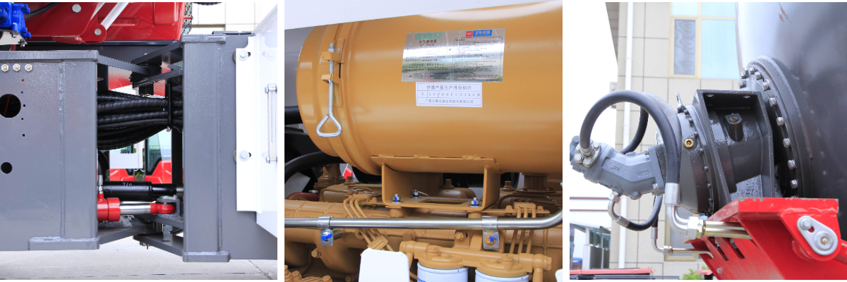 Camión mezclador de 1 metro cúbico Camión mezclador de 1 metro cúbico