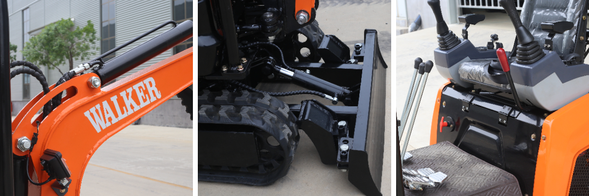 excavadora de 1,2 toneladas