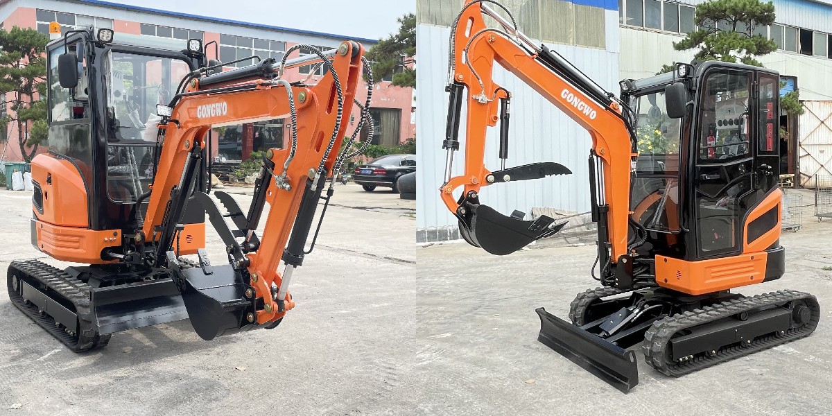 Excavadora de orugas de 3 toneladas